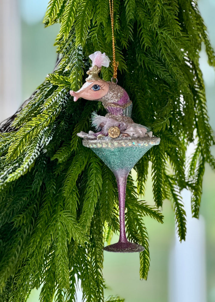 6.25" Treasure Shrimp in Cocktail Glass - Choice of 2 Styles