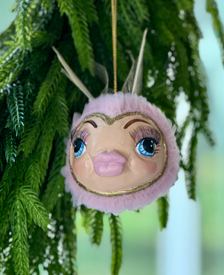 4.5" Sky Tulle Chubby Fairy Fish - Choice of Pink or Purple