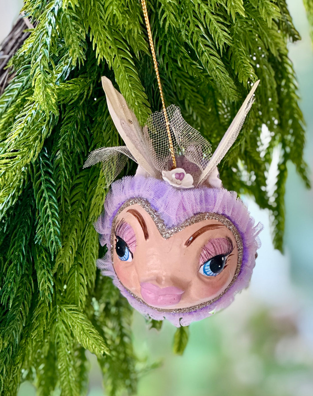 4.5" Sky Tulle Chubby Fairy Fish - Choice of Pink or Purple