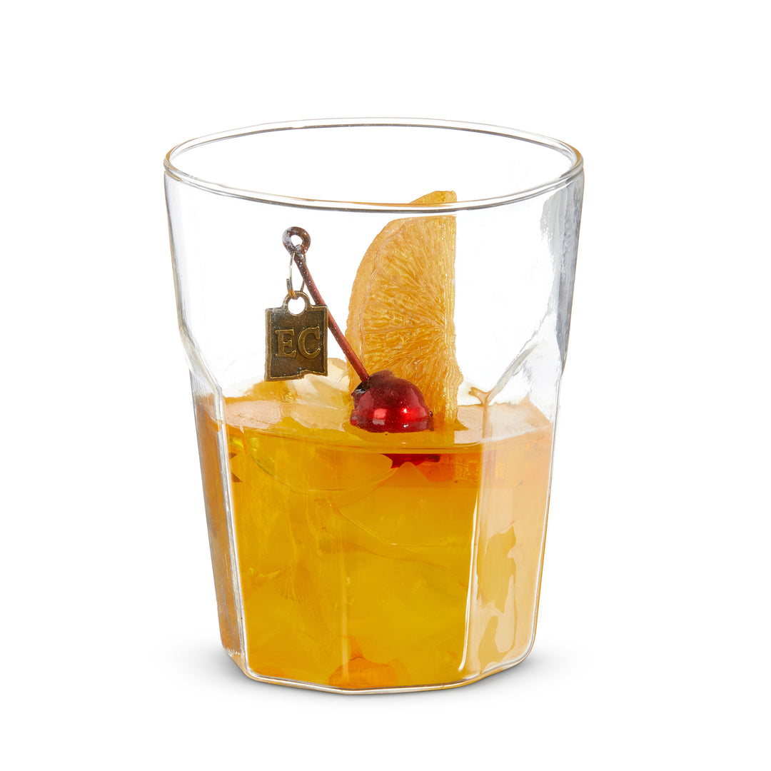 3.5" Old Fashioned Cocktail Ornament by Eric Cortina