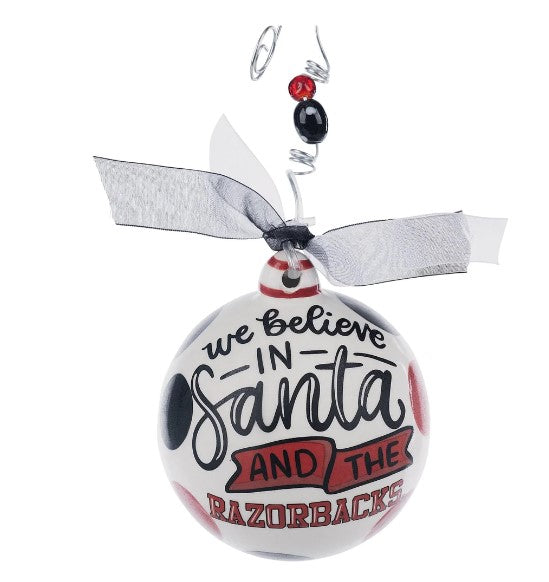 Arkansas We Believe Ornament