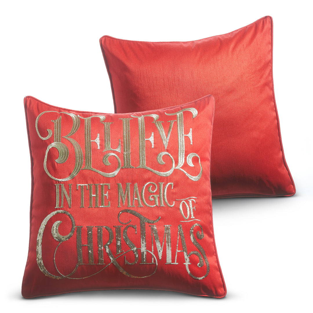 18" Believe Pillow