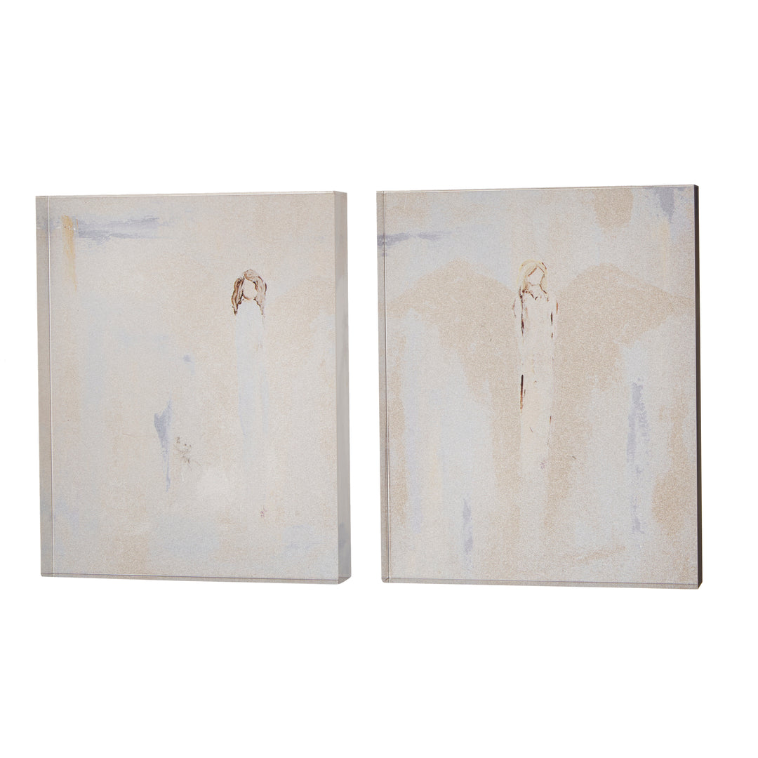 8" Angel Acrylic Block - Choice of 2 Styles