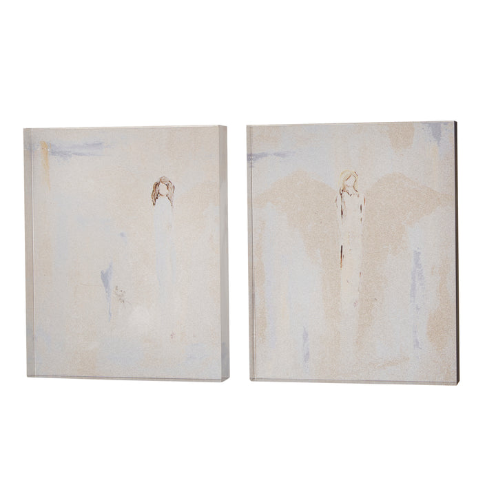 8" Angel Acrylic Block - Choice of 2 Styles