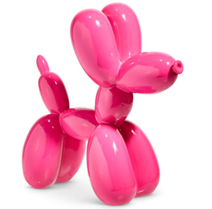 8" Pink Balloon Dog