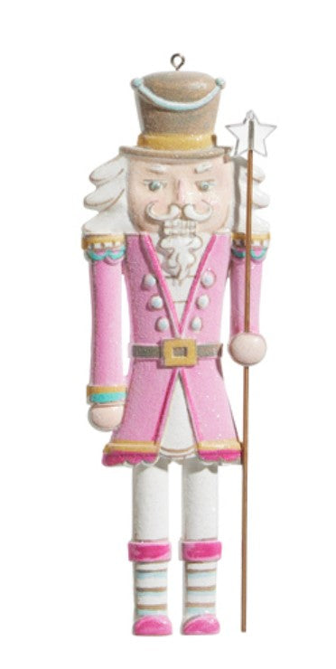 6" Blushing Nutcracker Ornament