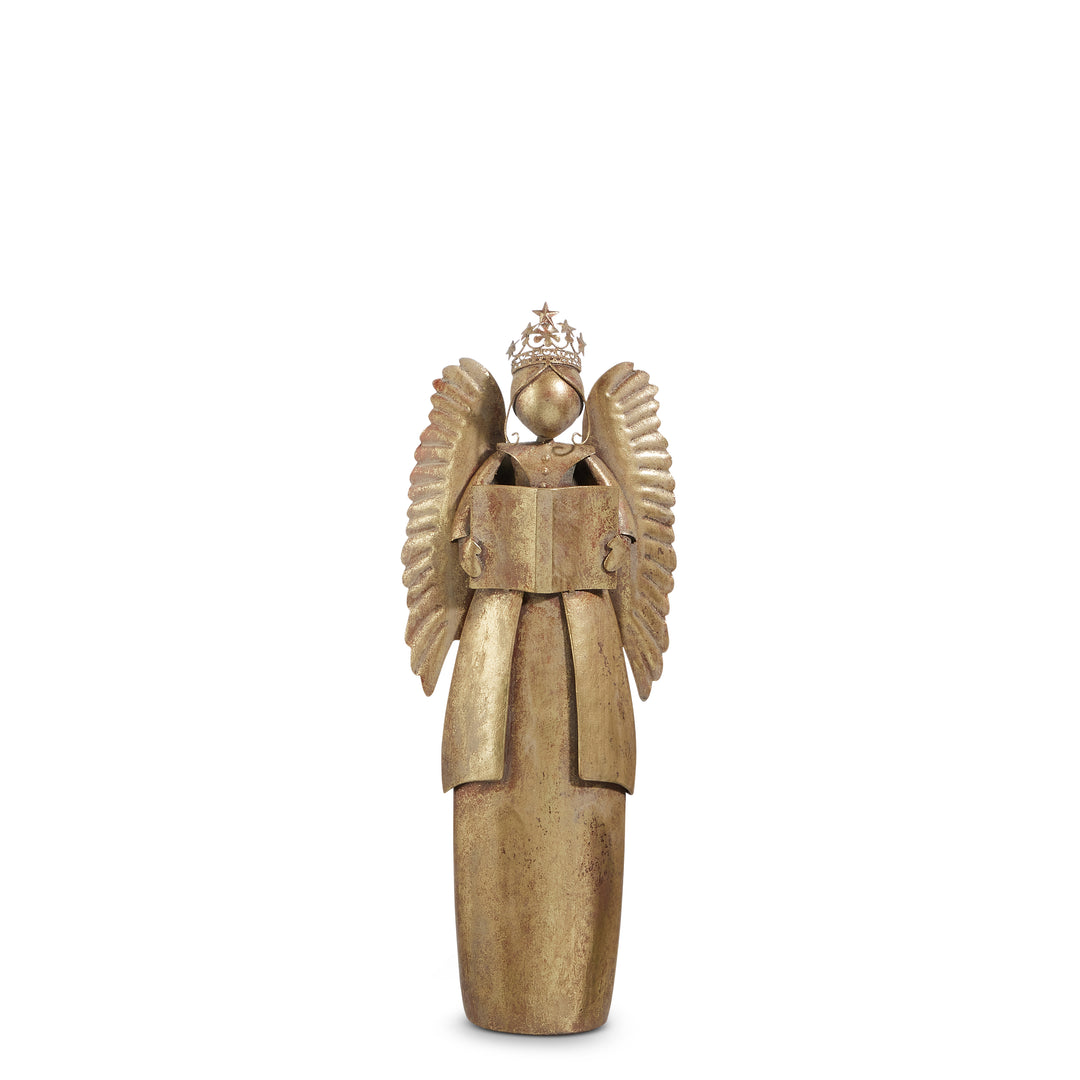 RAZ 20.5" Antiqued Gold Angel