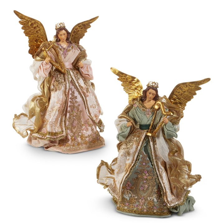 RAZ 16" Victorian Angel Tree Topper - Choice of Pink or Blue