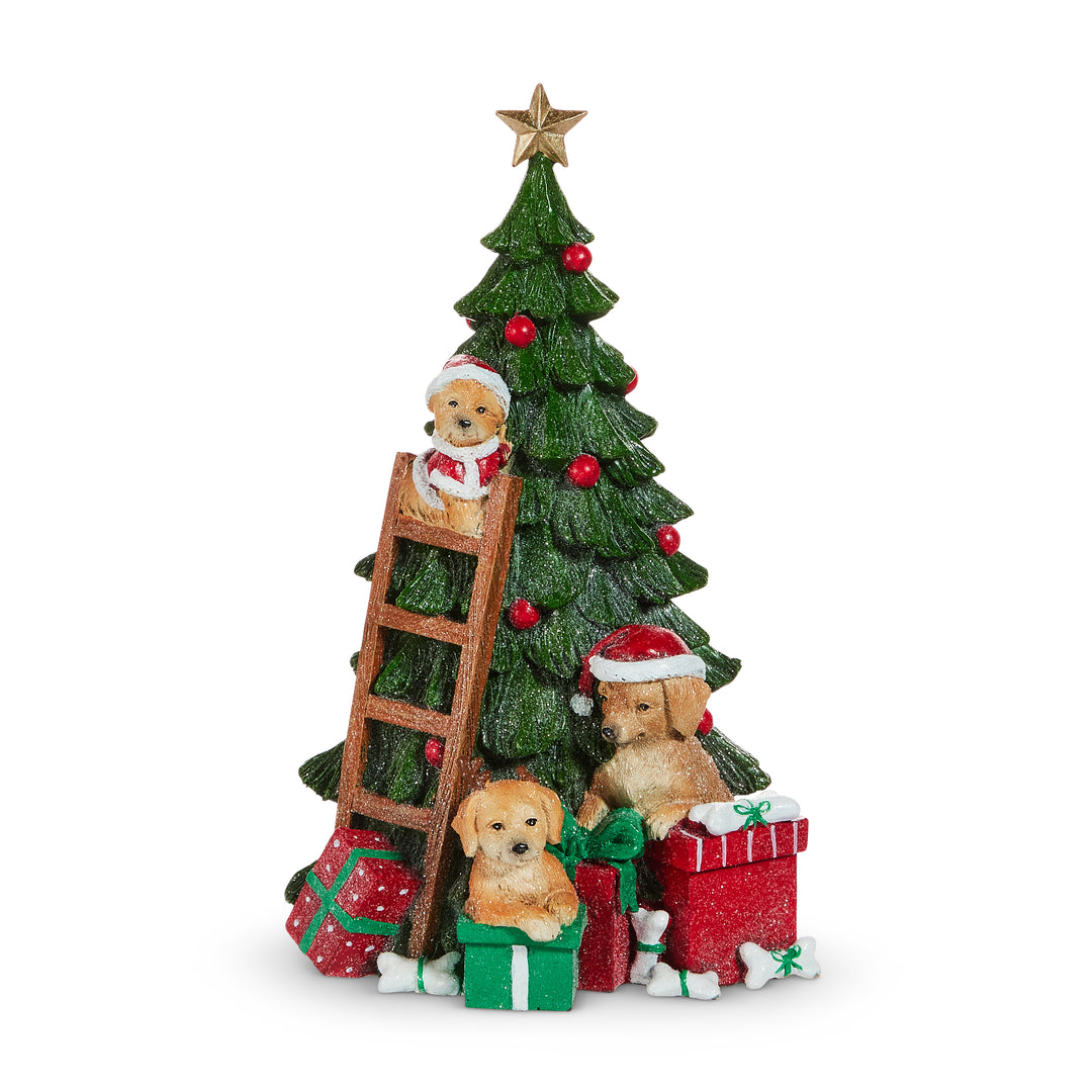 RAZ 9.5" A Doggone Christmas Tree