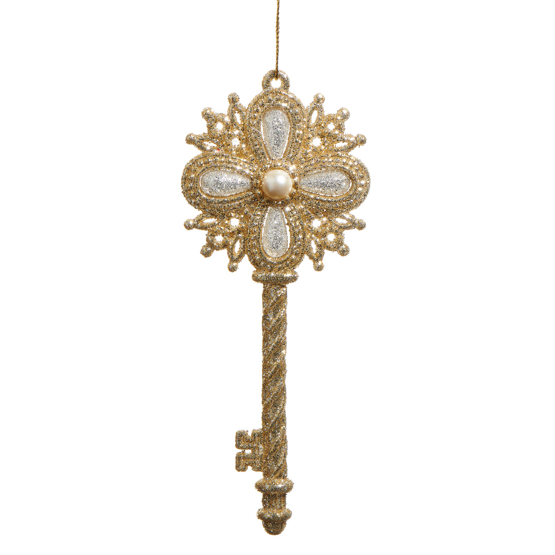 RAZ 6" Gold Key Ornament