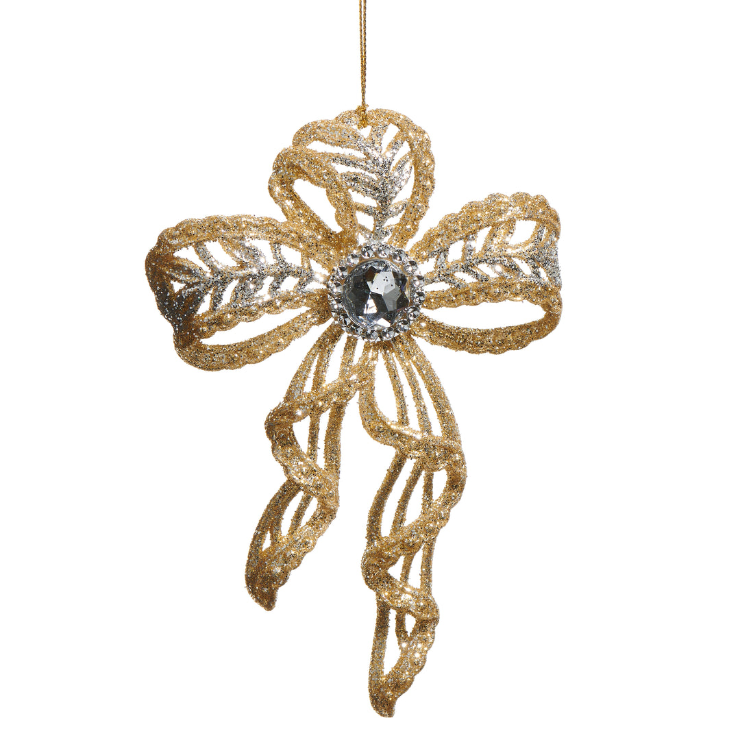RAZ 6" Sparkly Bow Ornament