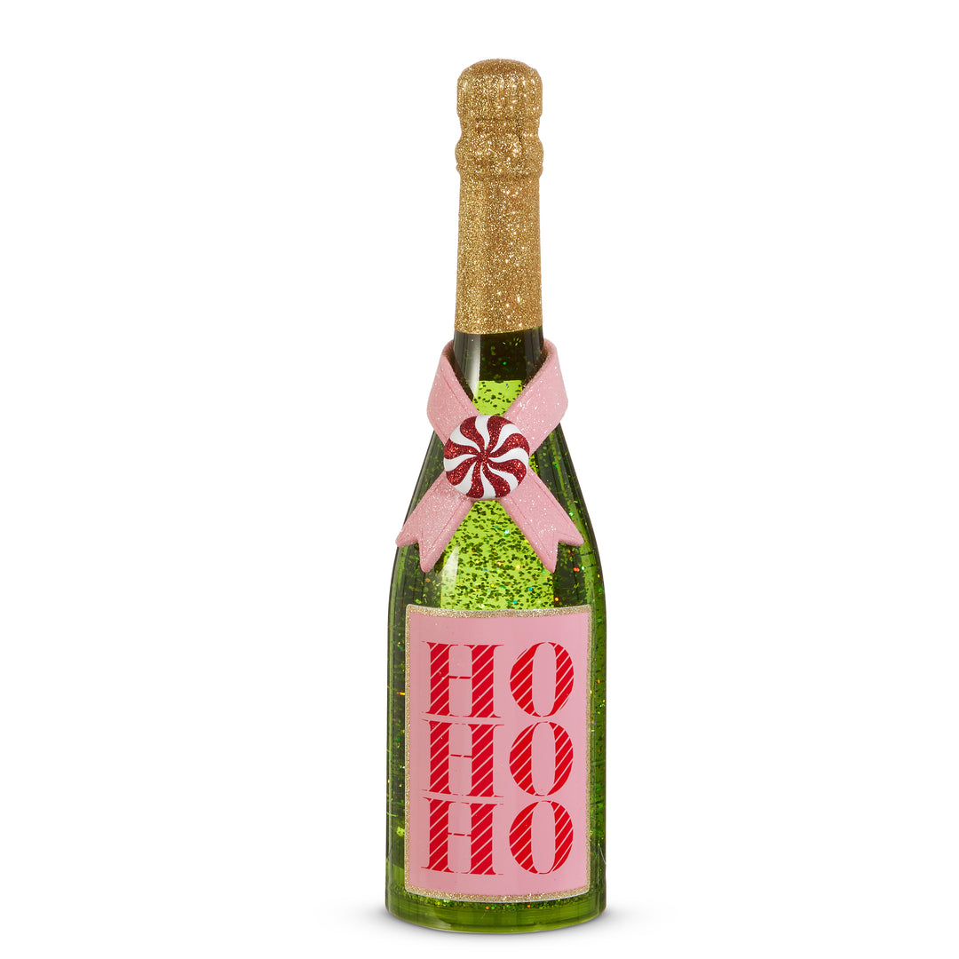 RAZ 12.25" Bottled Christmas Cheer Water Lantern - Decor Only