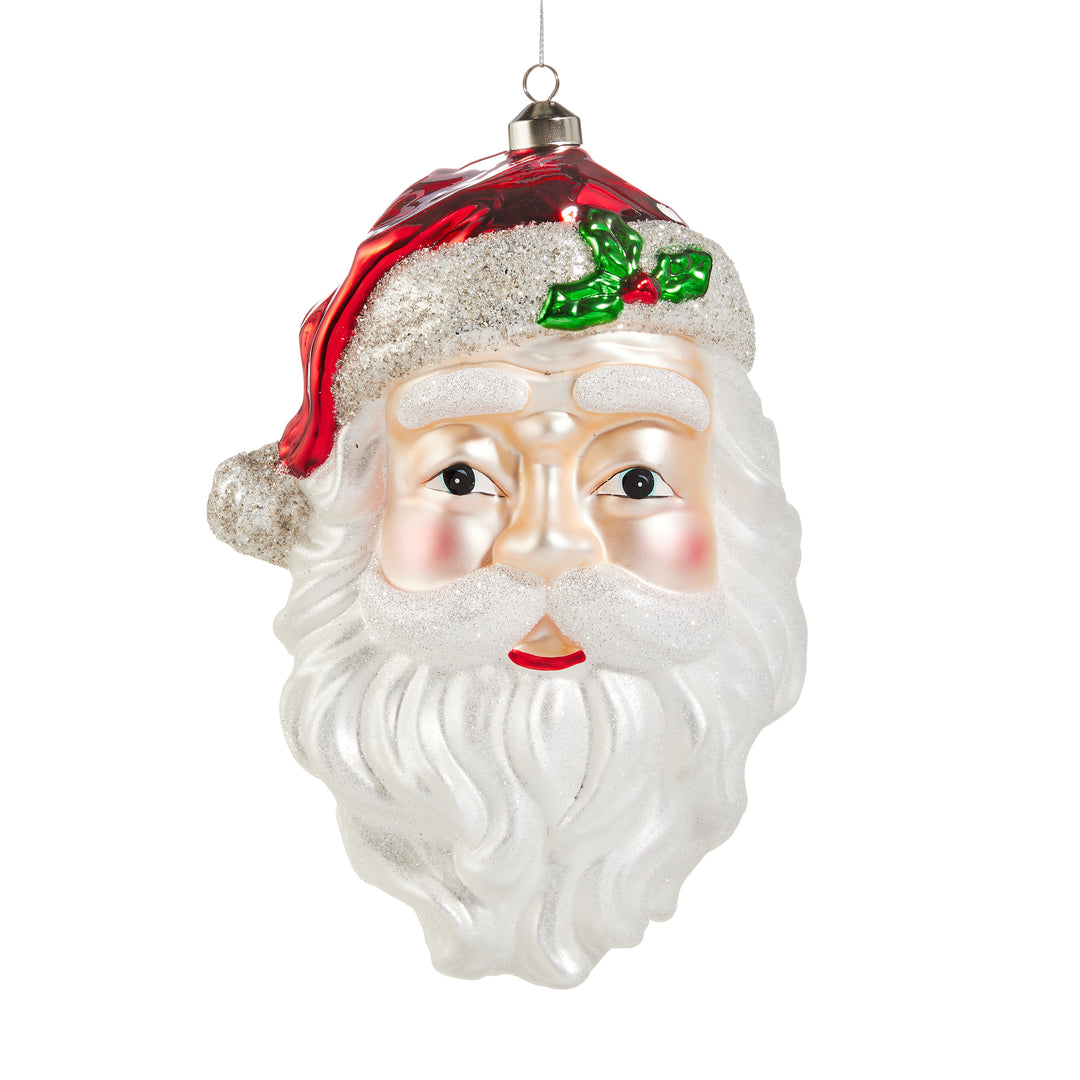 RAZ 10.5" Santa Head Ornament