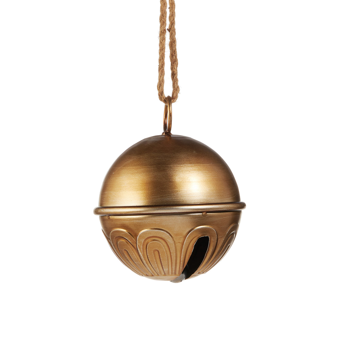RAZ 7" Gold Sleigh Bell Ornament