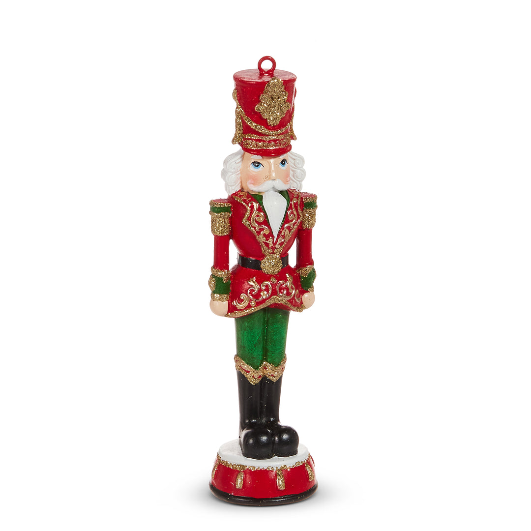 RAZ 6" Red and Green Nutcracker Ornament