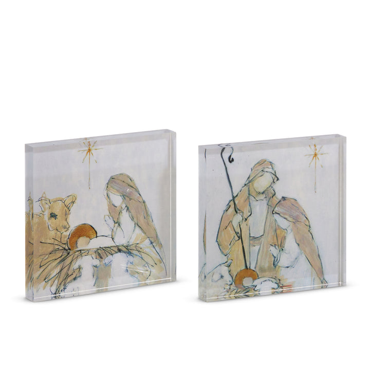 RAZ 6" Glorify Him Acrylic Block - Choice of 2 Styles