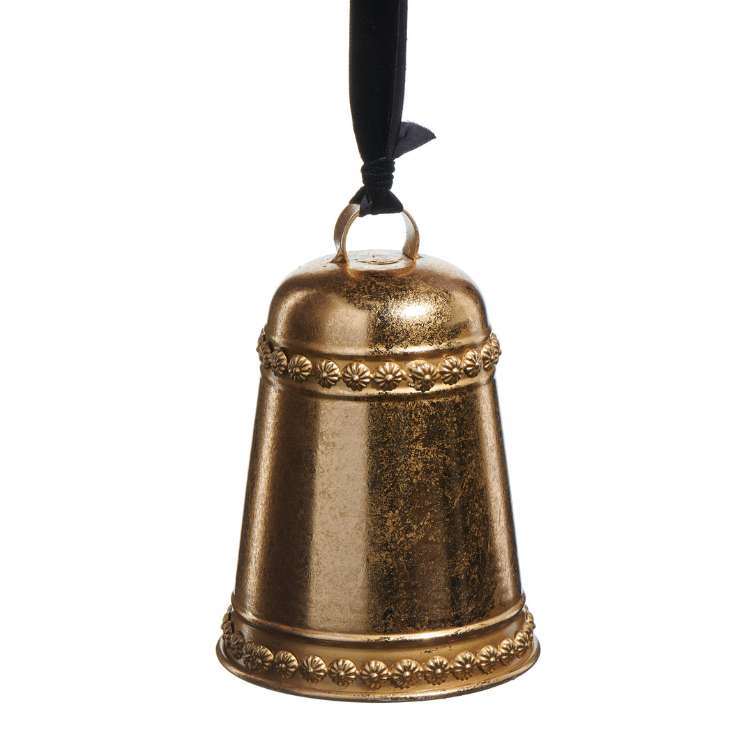RAZ 7" Gold Bell Ornament