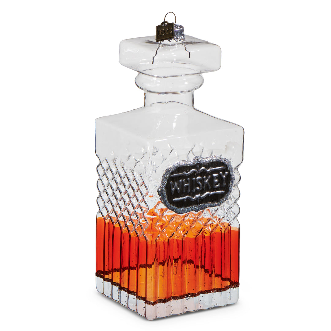 RAZ EC 6.5" Grand Whiskey Decanter Ornament