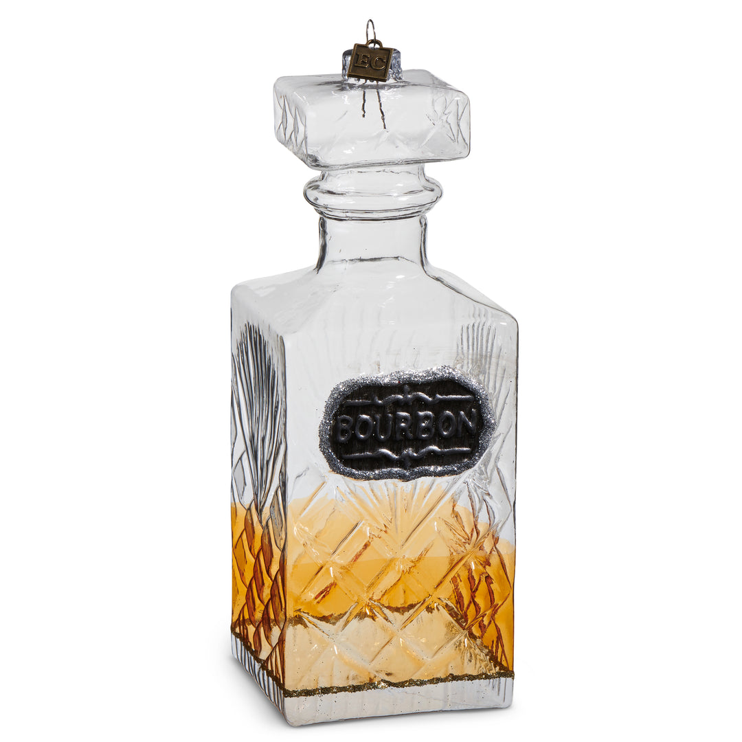 RAZ 7.25" Grand Bourbon Decanter Ornament
