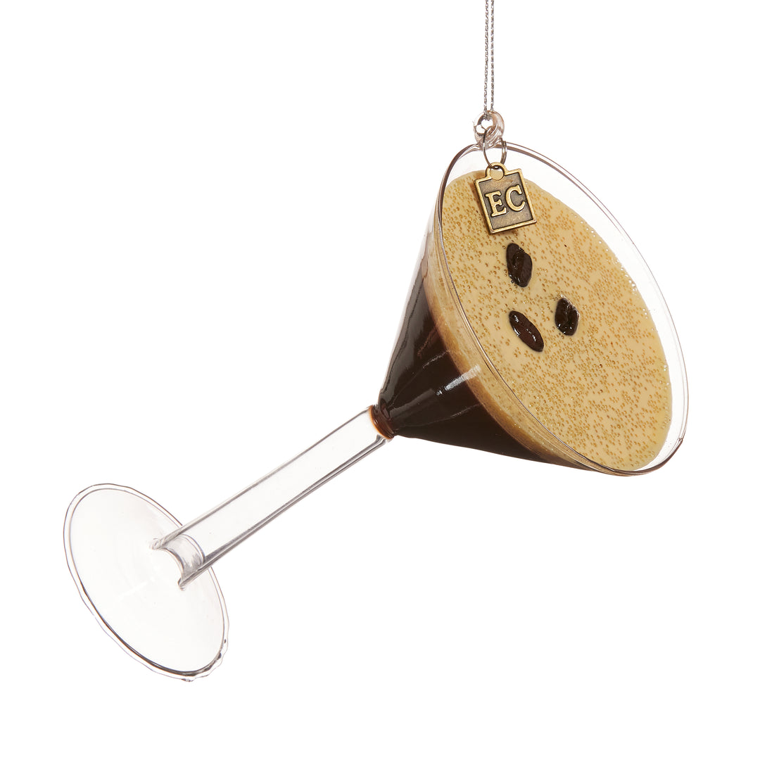 RAZ 5.5" Chocolate Espresso Martini Ornament