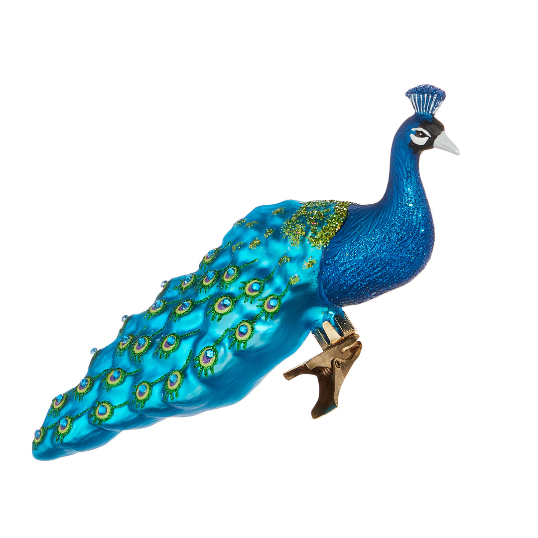 RAZ 7" Peacock Ornament by Eric Cortina