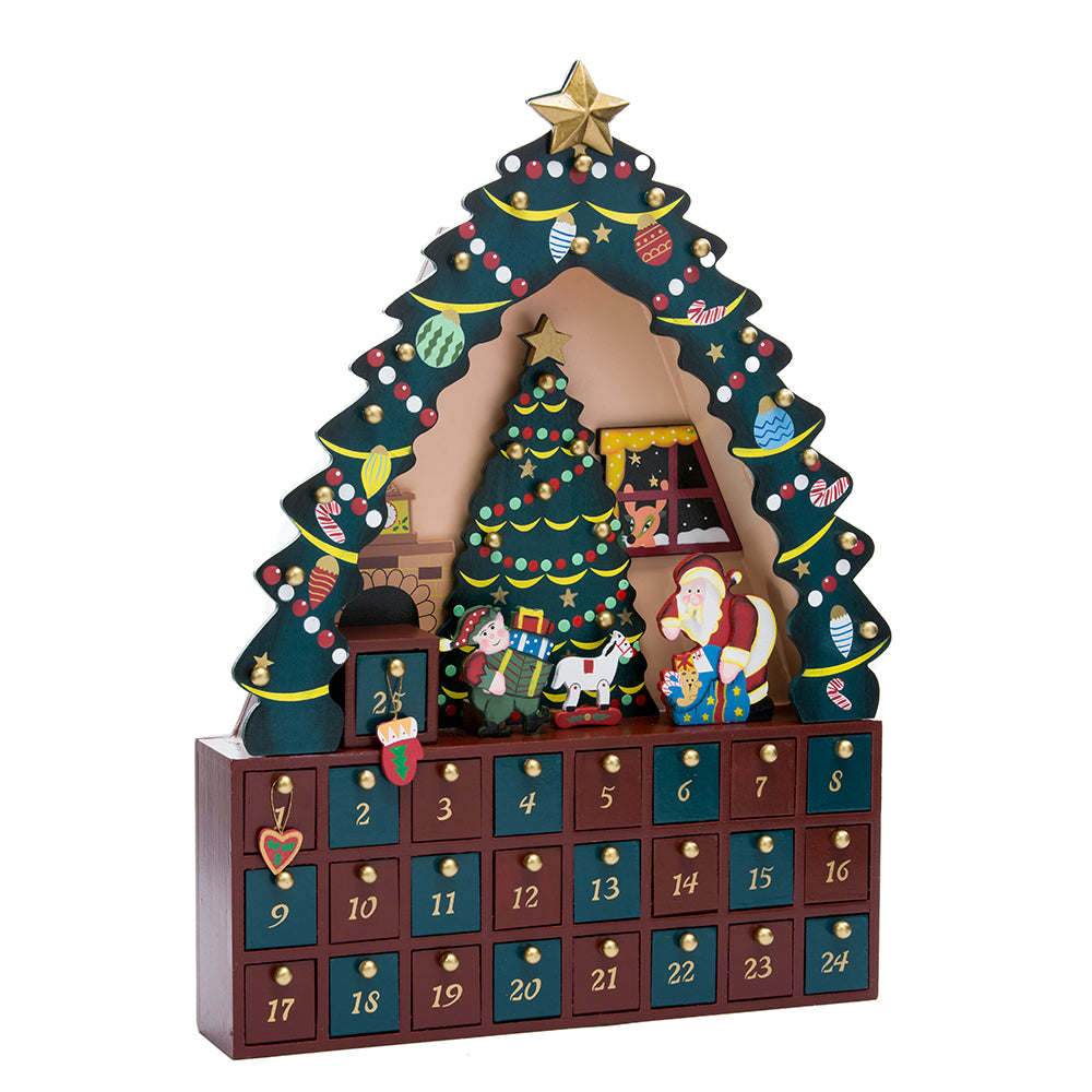 16" Christmas Tree 24-Piece Advent Calendar
