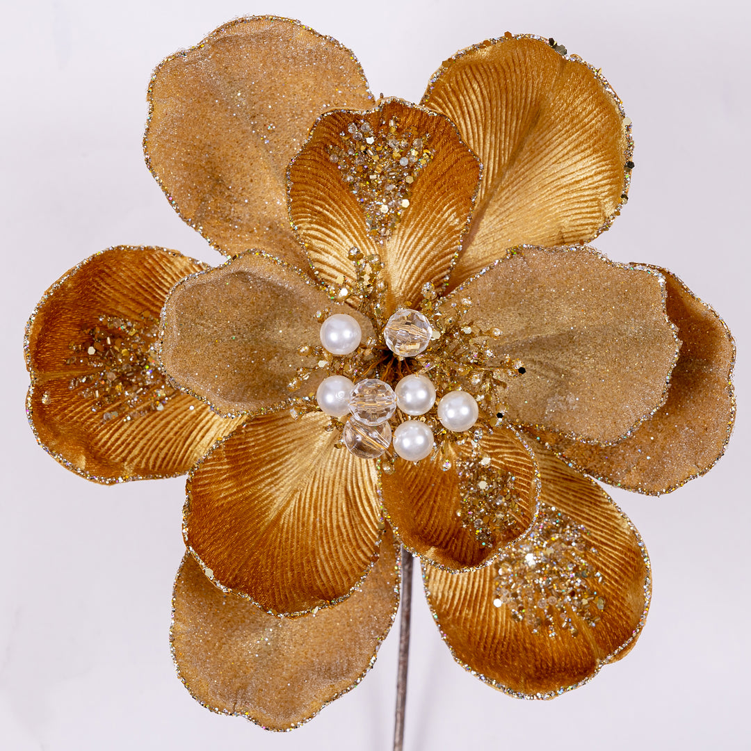 10" Grand Magnolia  in Gold