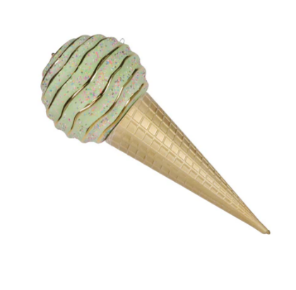 6" X 14.5" Couture Cone Onrament - MINT