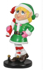 Elf Girl with Candy Cane