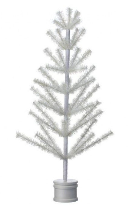 36" Spring Feather Tree with Base - Choice of Pink or Ivory