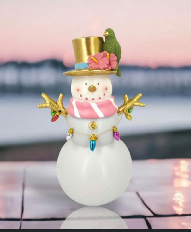Palms Snowman with Tophat