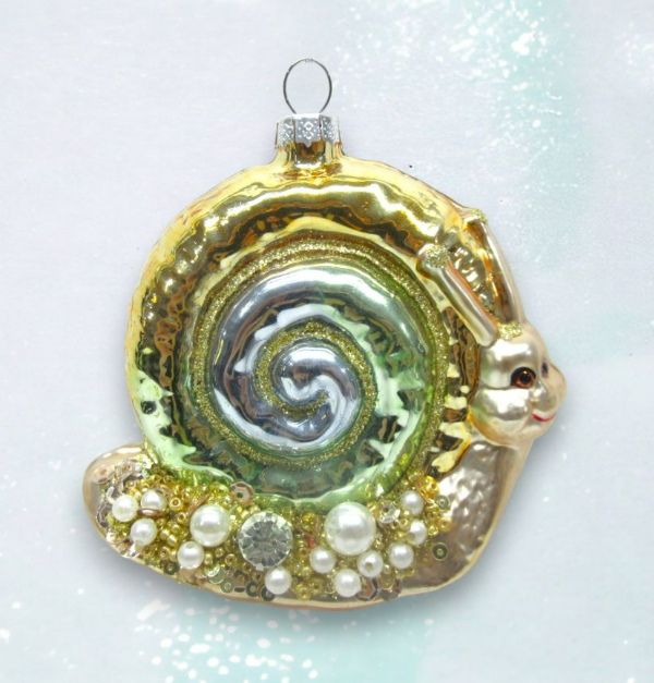 Shimmer Snail Ornament
