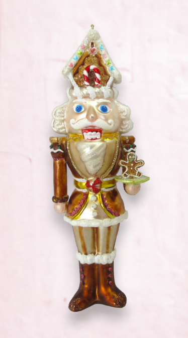 Gingerbread Nutcracker Ornament