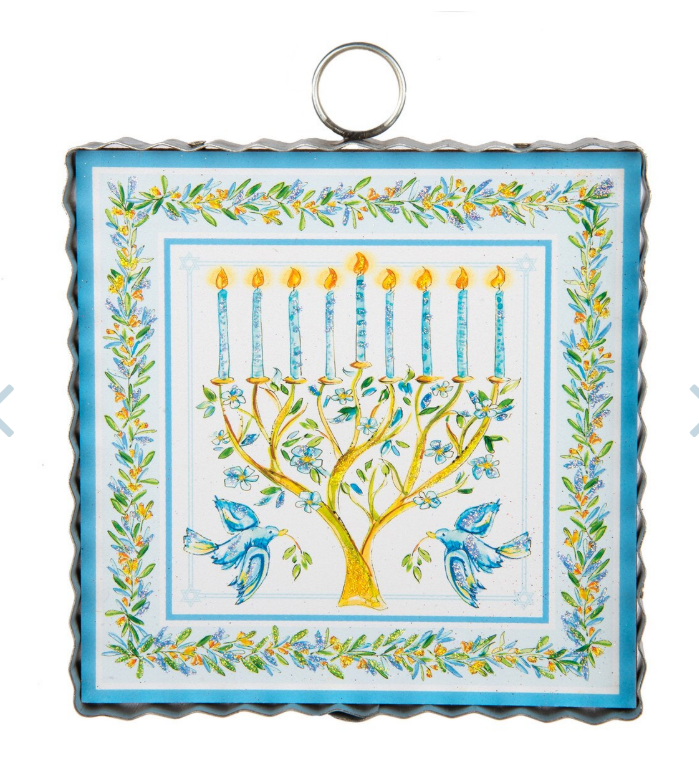 Mini Gallery Menorah Ornament