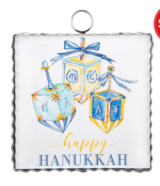 Mini Gallery Happy Hanukkah Ornament