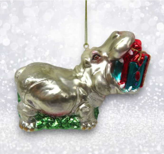 Circus Hippo Ornament