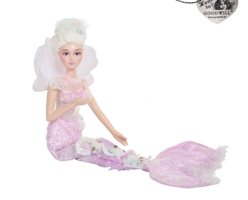 31.5" Treasure Mermaid Doll with Box