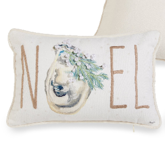 RAZ 12" Seascape Pillow - Choice of Noel or Joy