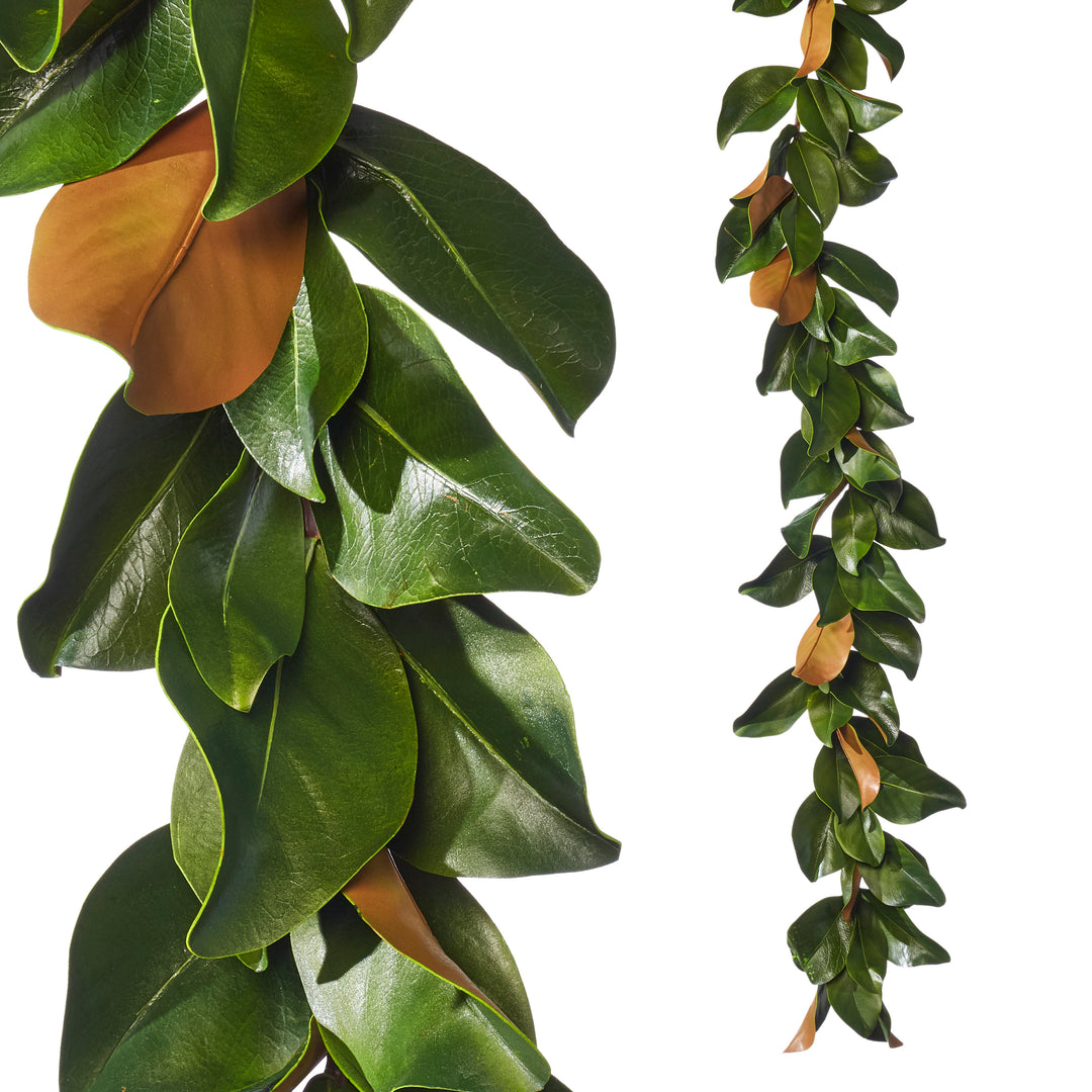 RAZ 4.5' Magnolia Leaf Garland