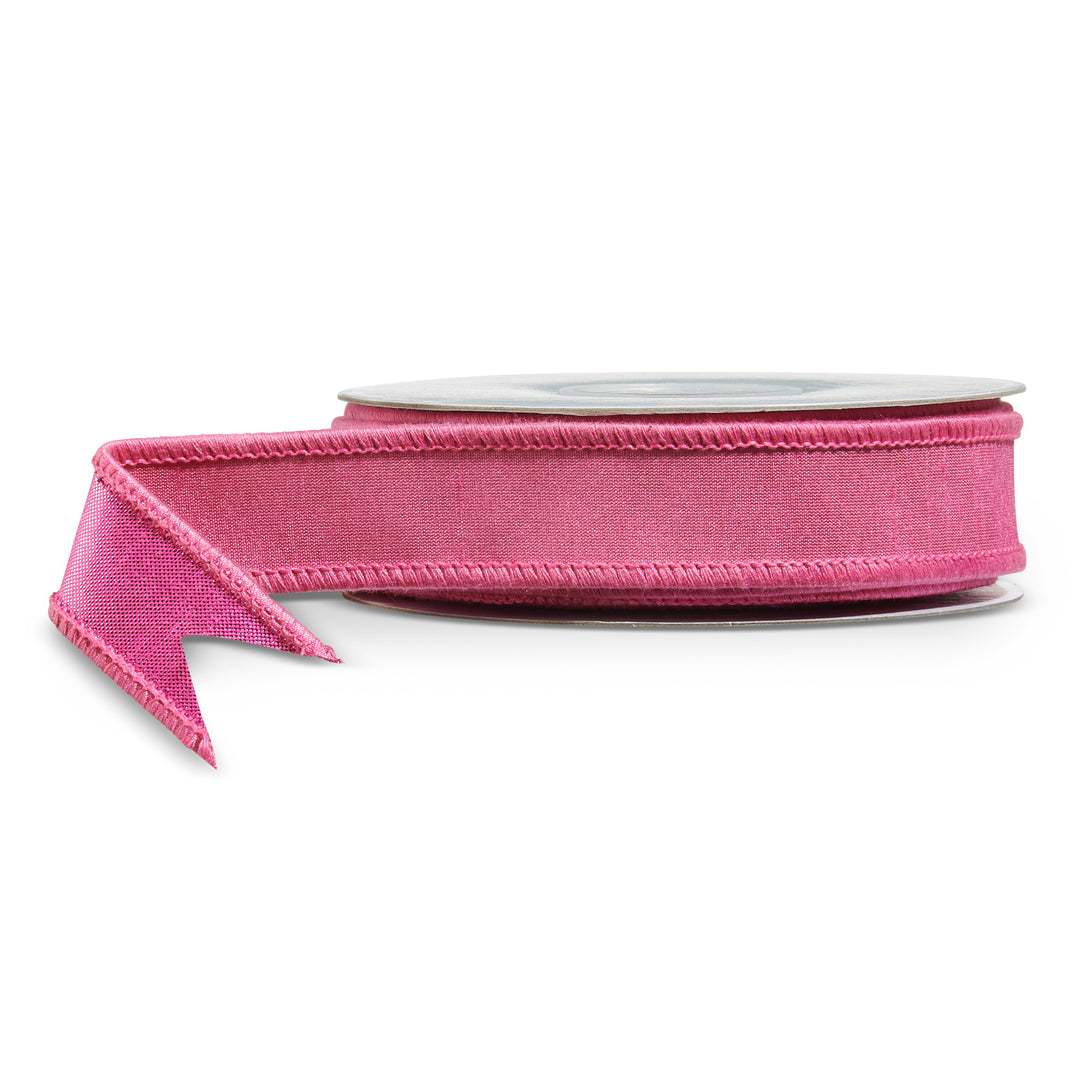 RAZ1" x 10 YDS Pink Wired Ribbon