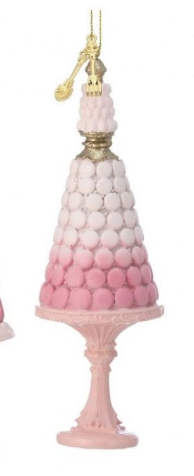 7" Resin Macaroon Tree Ornament - Choose from 2 Styles