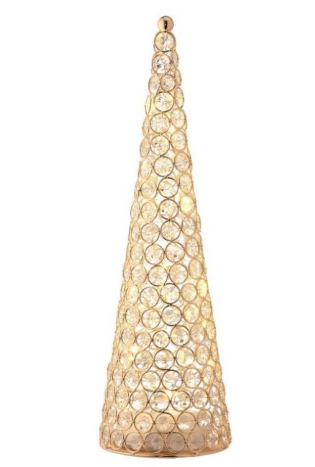 18" Opulent Jewel LED Cone Tree