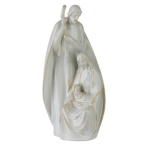 11.5"  Holy Family Porcelain Statue