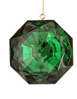 4" Acrylic Precious Gem Ornament - Choice Style and Color