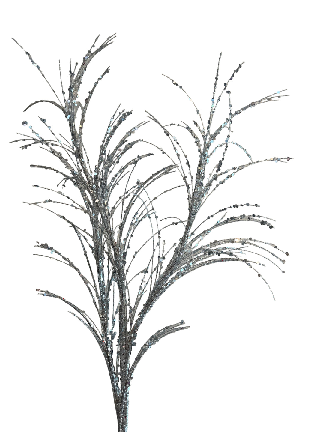 34" Glitter and Sequin Pampas Gras with 3 Sprays - Choice of Color