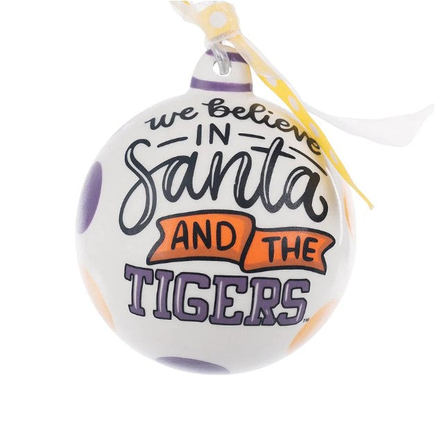 LSU We Believe Ornament