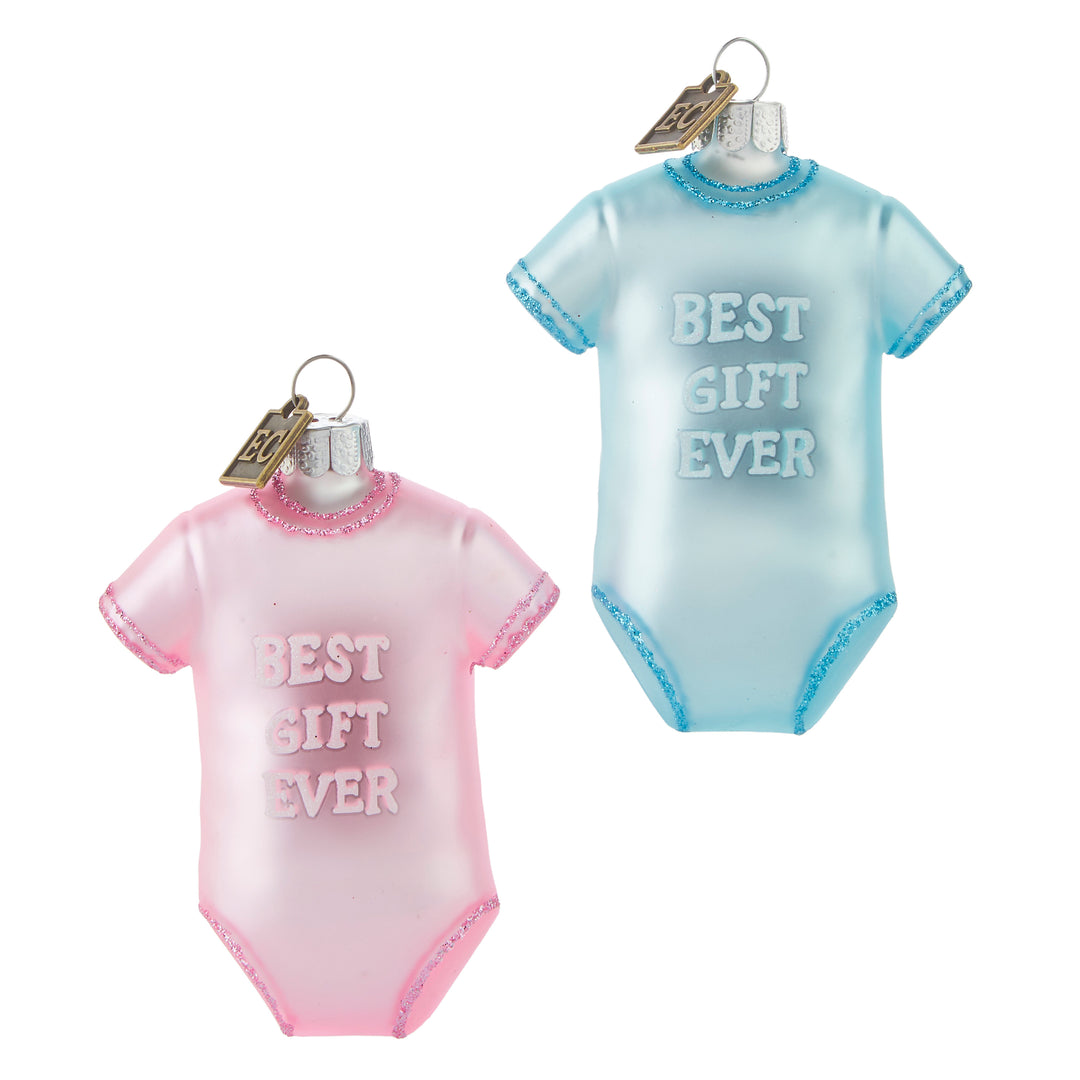 EC  Best Gift Ever Ornament - Choose Girl or Boy