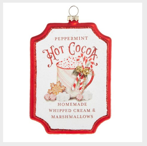 4.75" Hot Cocoa Ornament