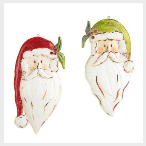 6" Santa Claus Ornament - Choice of 2 Styles