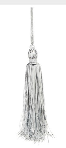 11" Tinsel Tassel Ornament